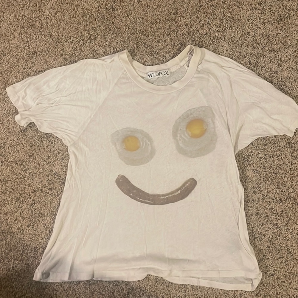 Wildfox breakfast face t